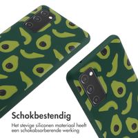 imoshion Siliconen design hoesje met koord Samsung Galaxy S20 FE - Avocado Green