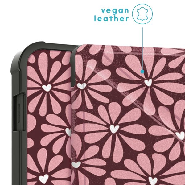 imoshion Design Vouwbare Bookcase Kobo Libra Colour - Bloom Love Blush