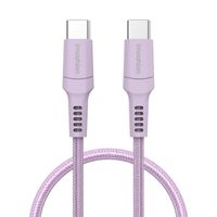 imoshion Braided USB-C naar USB-C kabel - 1 meter - Lila