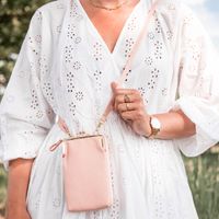 imoshion Vegan Lederen Telefoontasje Crossbody - Roze