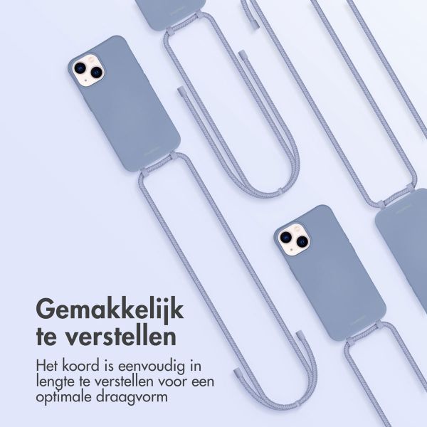 imoshion Color Backcover met afneembaar koord Apple iPhone 14 - Ash Blue