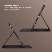 Selencia Riva Bookcase Apple iPad Air 11 inch (2026) M4 / (2025) M3 / (2024) M2 / Air 5 (2022) / Air 4 (2020) - Mocha Brown