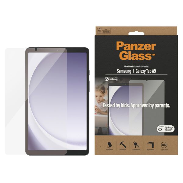 PanzerGlass Ultra-Wide Fit Anti-Bacterial Screenprotector Samsung Galaxy Tab A9 8.7 inch