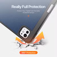 Dux Ducis Domo Bookcase Apple iPad Pro 13 (2025) M5 / (2024) M4 - Donkerblauw