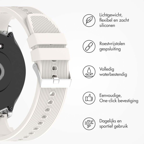 imoshion Siliconen bandje voor de OnePlus Watch 3 / 2 / 2R / Oppo Watch X2 / X - Beige