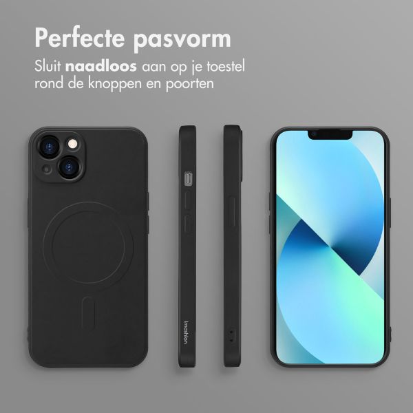 imoshion Color Backcover met MagSafe Apple iPhone 13 - Zwart