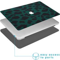 imoshion Design Laptop Cover MacBook Pro 15 inch Retina - A1398 - Green Leopard