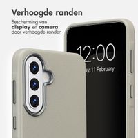 Accezz MagSafe Leather Backcover Samsung Galaxy A57 (5G) - Light Grey