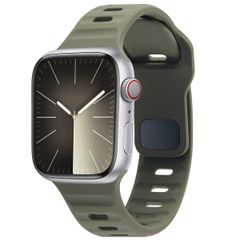 imoshion Active Sport siliconenbandje Apple Watch Series 1 t/m 10 / SE / Ultra (2) (44/45/46/49 mm) - Blackish Green