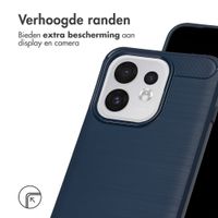 imoshion Brushed Backcover Oppo Reno 16 / 16 Pro - Donkerblauw