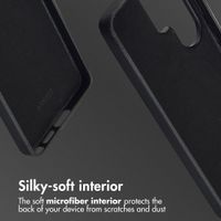 Accezz Leather Back Cover with MagSafe Samsung Galaxy S26 Ultra - Onyx Black