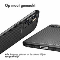 imoshion Carbon Softcase Backcover iPhone 12 Pro Max - Zwart