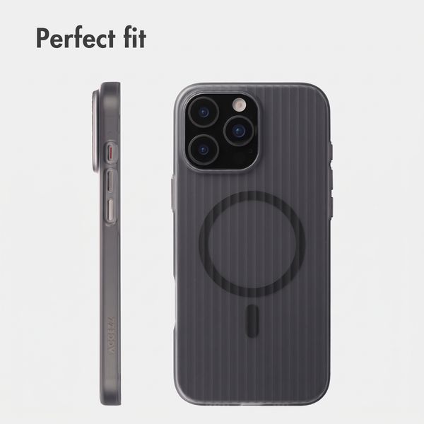 Accezz Lite Case with MagSafe | Fluted | Apple iPhone 16 Pro - Grey