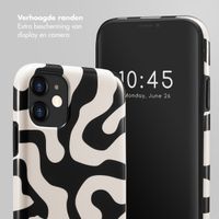 Selencia Vivid Backcover Apple iPhone 11 - Art Wave Black
