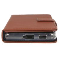 Valenta Leather Bookcase Samsung Galaxy S21 Ultra - Bruin