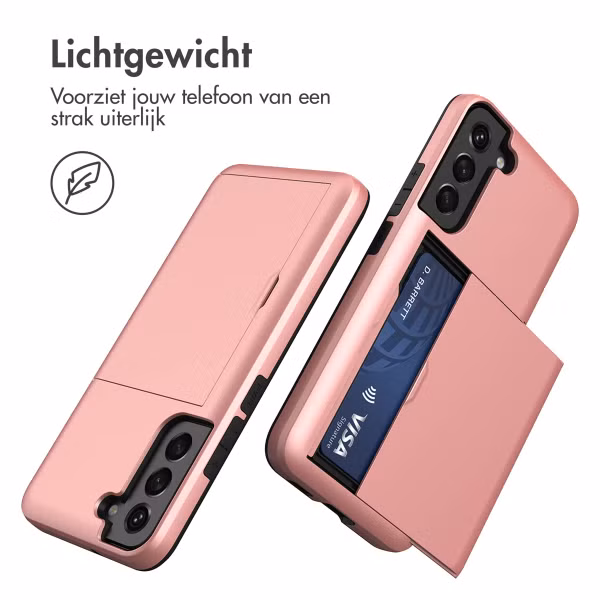imoshion Backcover met pasjeshouder Samsung Galaxy S21 - Rosé Goud