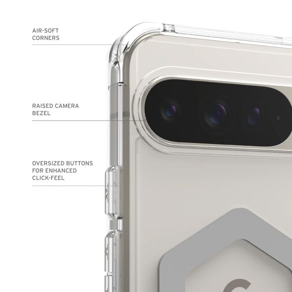 UAG Plyo Pro backcover Google Pixel 9 Pro XL - Ice / Silver