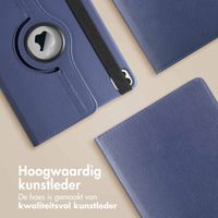 imoshion 360° draaibare Bookcase Apple iPad Air 11 inch (2025) M3 / (2024) M2 / Air 5 (2022) / Air 4 (2020) / Pro 11 (2018/2020) - Donkerblauw
