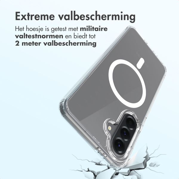 Accezz Xtreme Impact Backcover met MagSafe Samsung Galaxy A56 - Transparant