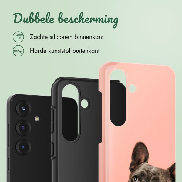 Ontwerp je eigen tough case Samsung Galaxy S25 - Wit