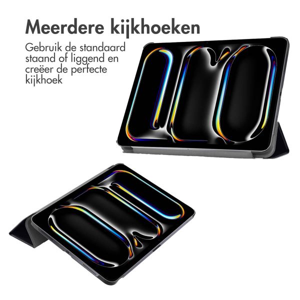 imoshion Design Trifold Bookcase Apple iPad Pro 13 (2025) M5 / (2024) M4 - Green Plant