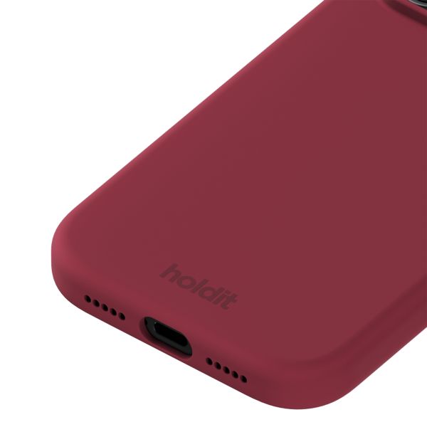 Holdit Silicone Case Apple iPhone 17 Pro - Red Velvet
