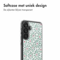 imoshion Design hoesje Samsung Galaxy A55 - Bloom Love Sage Green