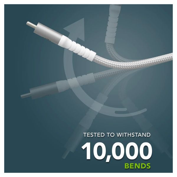 dbramante1928 Re-charge USB-C naar USB-C Oplaadkabel 100W - 3 meter - Wit