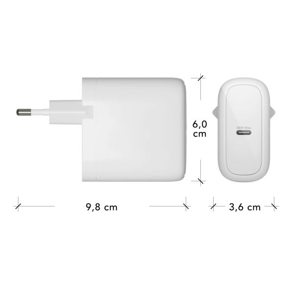 dbramante1928 re-charge | Wall Charger - USB-C 65 Watt - Wit