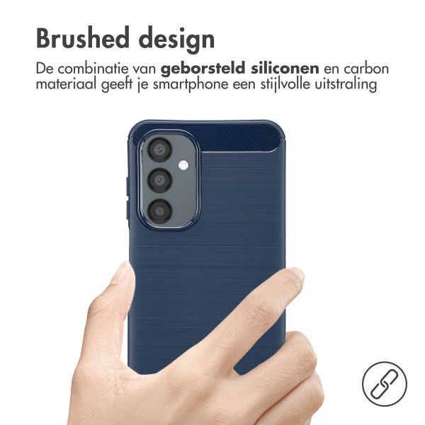 imoshion Brushed Backcover Samsung Galaxy A26 - Donkerblauw