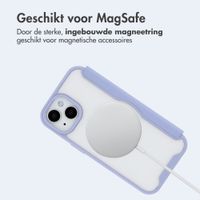 imoshion Transparante Bookcase met MagSafe Apple iPhone 15 - Lila