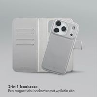 Selencia Olyn Uitneembare Bookcase met MagSafe Apple iPhone 17 Pro - Grijs