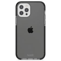 Holdit Seethru Case Apple iPhone 12 (Pro) - Zwart