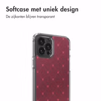 imoshion Design hoesje Apple iPhone 12 (Pro) - Crush Check Coral Dust