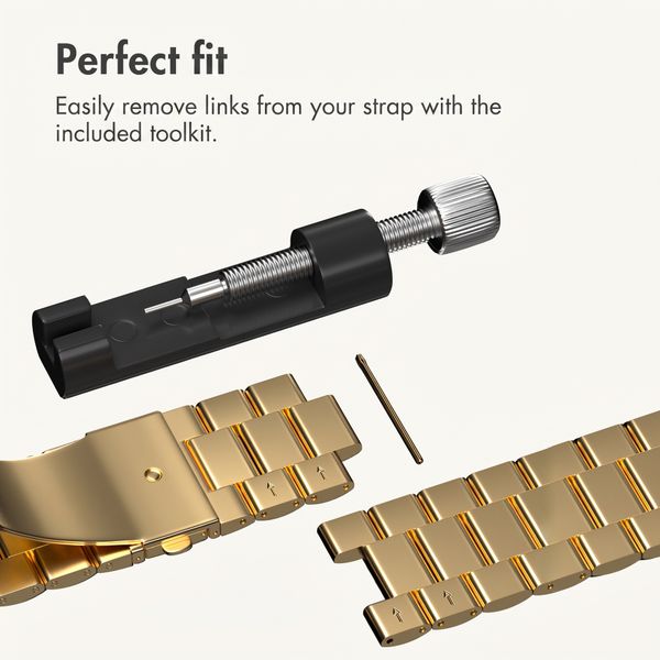 imoshion Steel strap Apple Watch | 44/45/46/49 mm - Gold