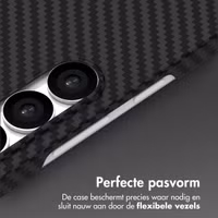 Accezz MagSafe Kevlar Backcover Samsung Galaxy S25 - Zwart