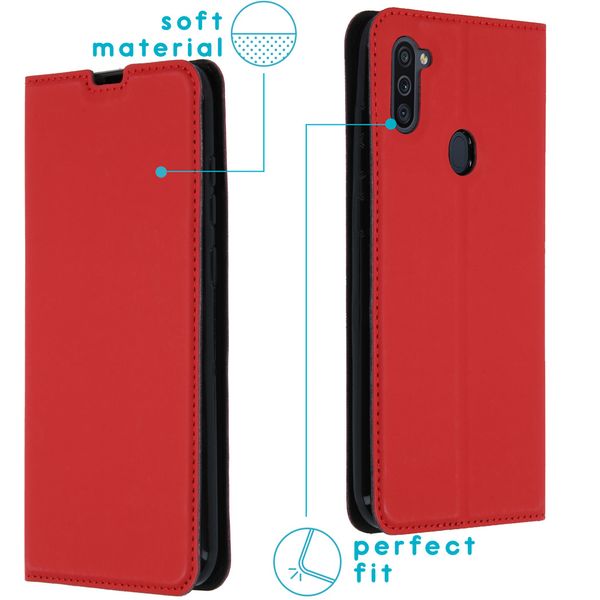 imoshion Slim Folio Bookcase Samsung Galaxy M11 / A11 - Rood
