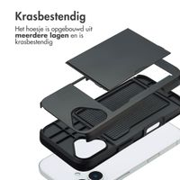 imoshion Backcover met pasjeshouder Apple iPhone 17 - Zwart