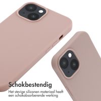 imoshion Siliconen hoesje met koord Apple iPhone 14 - Sand Pink