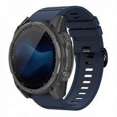 imoshion QuickFit® Stripe Siliconenbandje  - Garmin 26 mm aansluiting - Donkerblauw