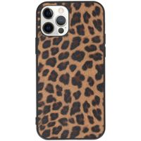 Hardcase Backcover iPhone 12 (Pro) - Luipaard