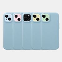 imoshion Texture Backcover Apple iPhone 15 - Lichtblauw