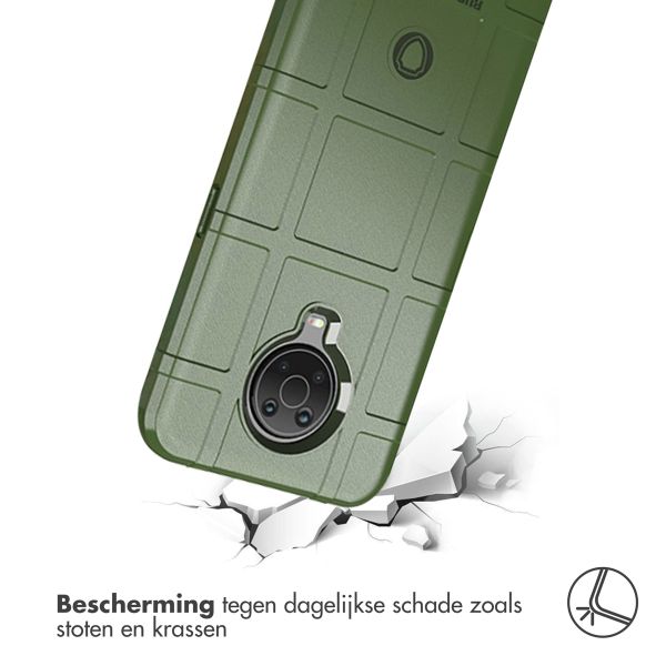 imoshion Rugged Shield Backcover Nokia G10 / G20 - Donkergroen