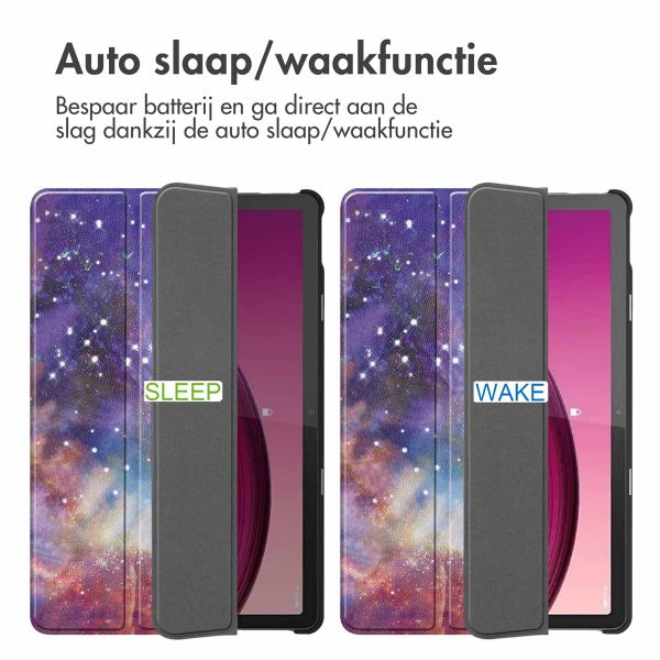 imoshion Design Trifold Bookcase Lenovo Tab M10 5G - Space