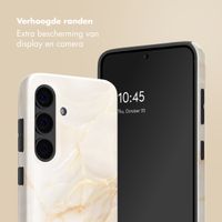 Selencia Vivid Backcover Samsung Galaxy S24 - Golden Beige Marble