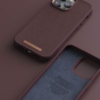 Njorð Collections Genuine Leather Case iPhone 14 Pro Max - Brown