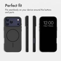 imoshion Colour Back Cover with Thin MagSafe Ring Apple iPhone 17 Pro - Black