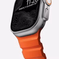 Nomad Rocky Point Band Apple Watch | 44/45/46/49 mm - Magma/Natural