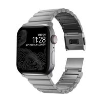 Nomad Titanium schakelband Apple Watch Series 1 t/m 11 / SE / Ultra (44/45/46/49 mm) - Silver