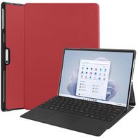 imoshion Trifold Bookcase Microsoft Surface Pro 9 / Pro 10 / Pro 11 - Rood